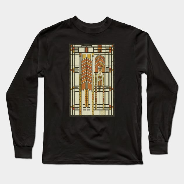 Dana Thomas House - FLW Long Sleeve T-Shirt by Nagorniak